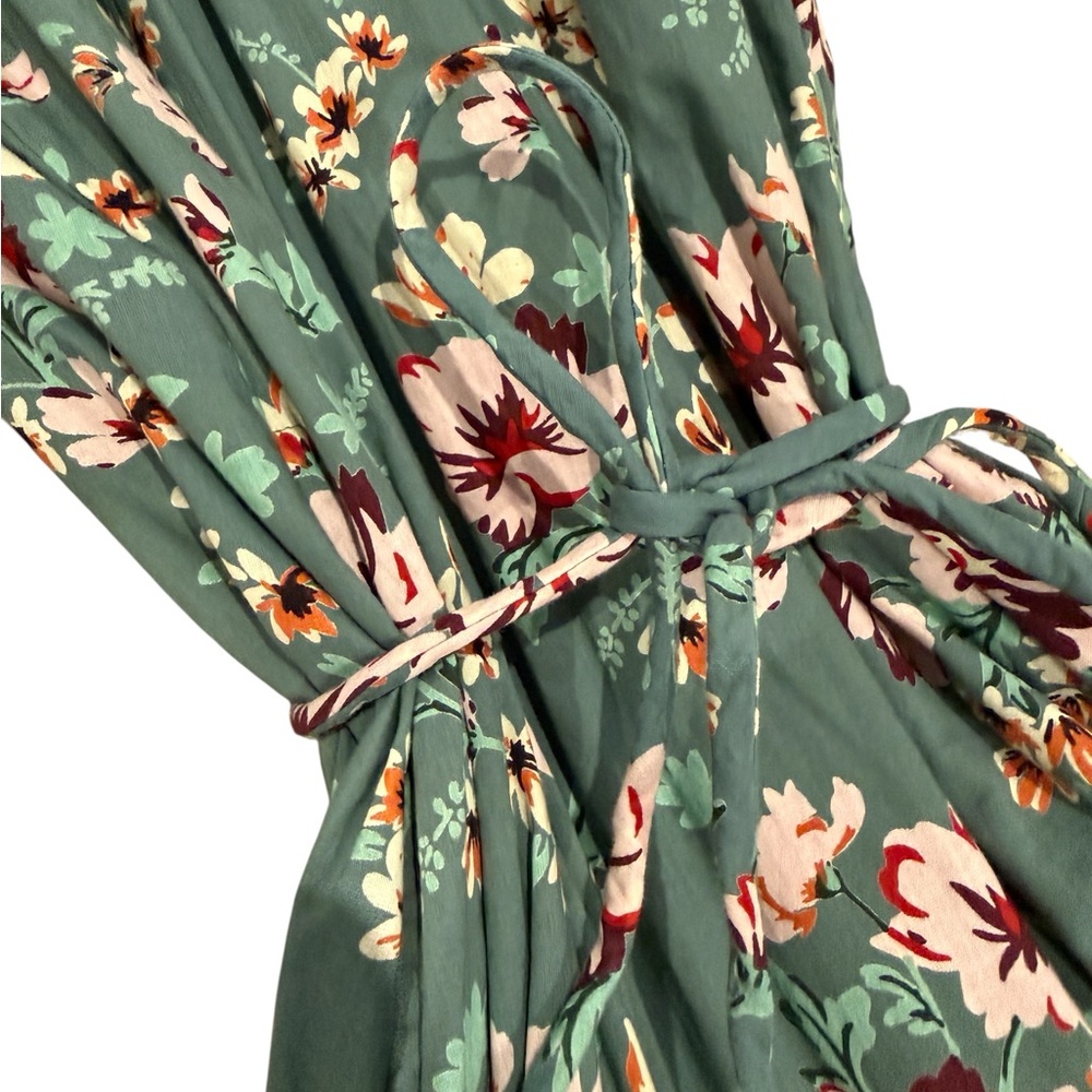 Olivia James The Label Sage Floral Long Sleeve Maxi Dress - Picture 5 of 11